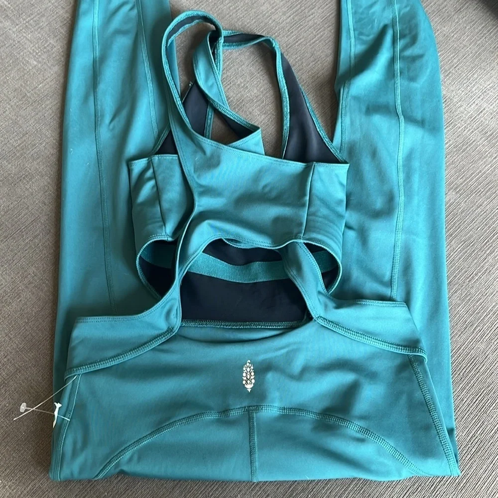 NWT FREE PEOPLE MOVEMENT Back It Up Onesie! - Picture 7 of 9